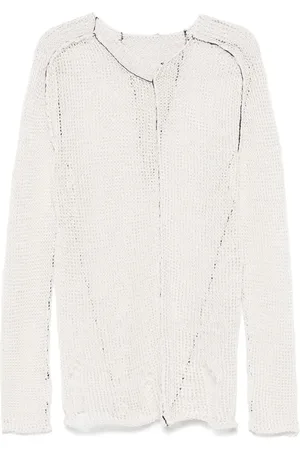 MASNADA Top in maglia traforata