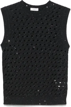 PESERICO SIGN Top con paillettes