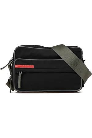 Prada Borsa a tracolla Sports Line in tessuto con tasca frontale 2010-2024