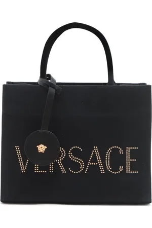 VERSACE Borsa tote in tela con logo 2020-2024