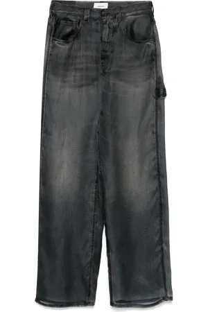 haikure Pantaloni semi trasparenti