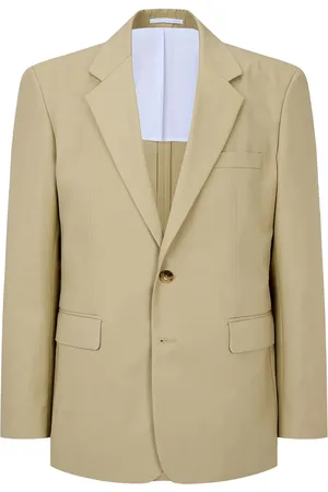 MAN ON THE BOON. Blazer monopetto Essential in cotone