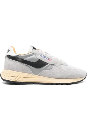 Autry Sneakers Reelwind Low "Sand Cracked Leather and Nylon"