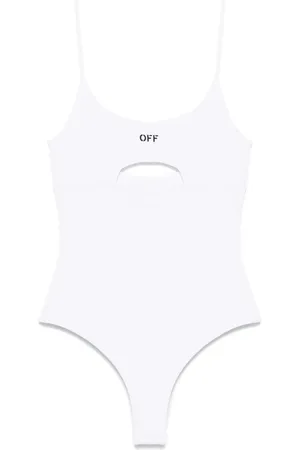 OFF-WHITE Costume da bagno a coste