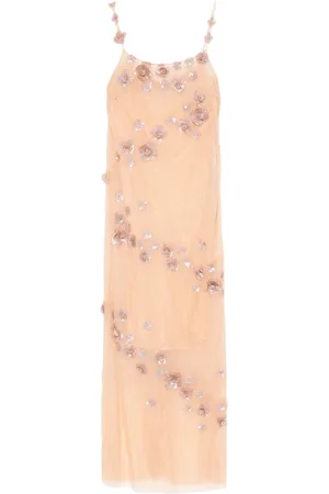 BLUMARINE Abito lungo con paillettes