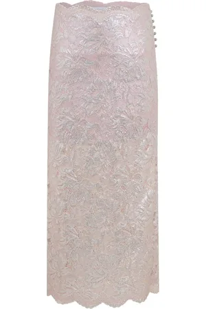 Paco rabanne Gonna lunga in pizzo
