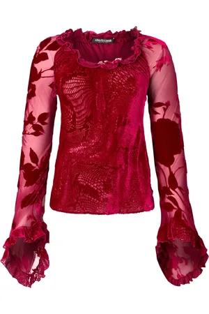Roberto Cavalli Blusa con motivo jacquard