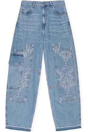 Ganni Jeans in pizzo sangallo