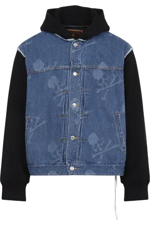 MASTERMIND Giacca denim con cappuccio