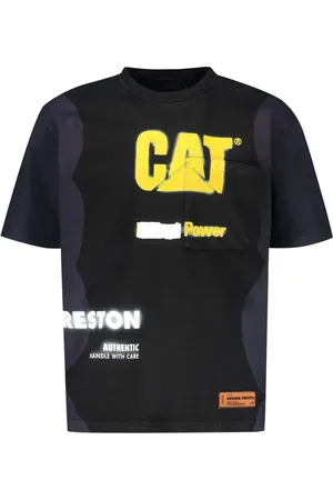 Heron Preston X Cat T-shirt in cotone con stampa