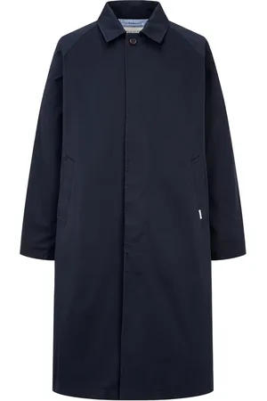 MAN ON THE BOON. Trench in cotone con maniche raglan