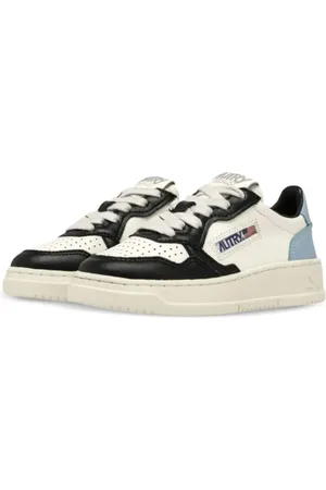 Autry Sneakers Medalist Low Kids "White / Black / Blue"