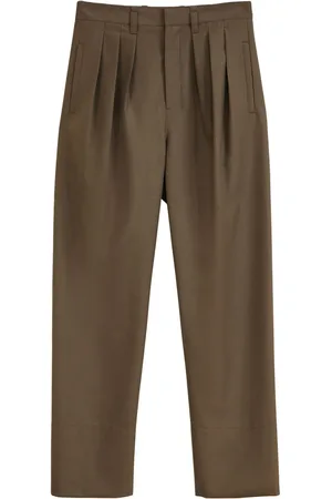 LEMAIRE Pantaloni sartoriali dritti a vita alta