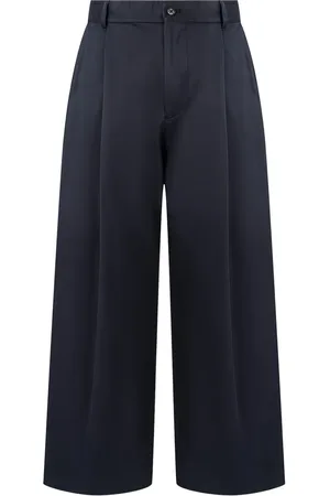 MAN ON THE BOON. Pantaloni a gamba ampia con nervatura