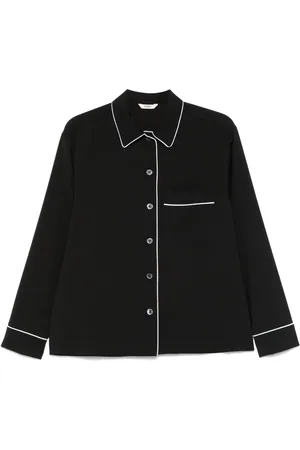 BARENA Camicia con dettagli a contrasto