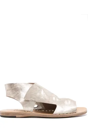 Officine creative Sandali metallizzati in pelle