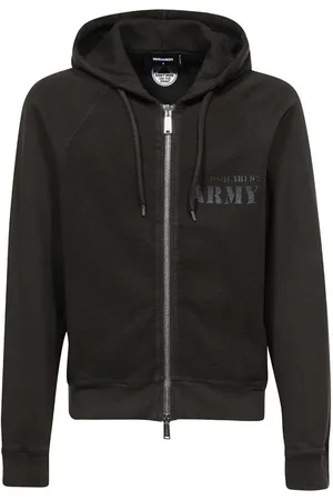 Dsquared2 Felpa con cappuccio e zip