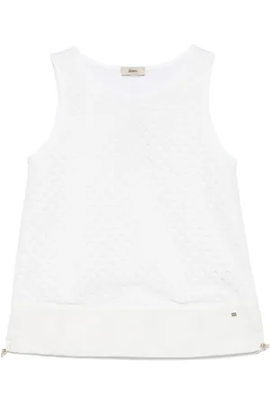 HERNO Top con inserti all