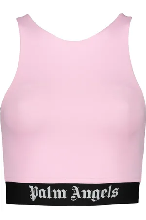 Palm Angels Top corto con logo