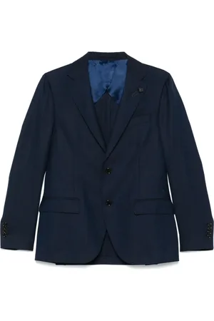 LARDINI Blazer con spilla