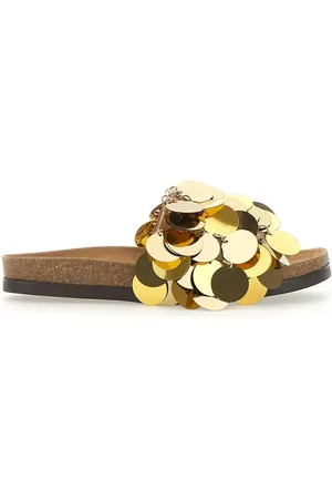 Paco rabanne Sandali slides con paillettes