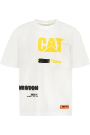 Heron Preston X Cat T-shirt in cotone con stampa