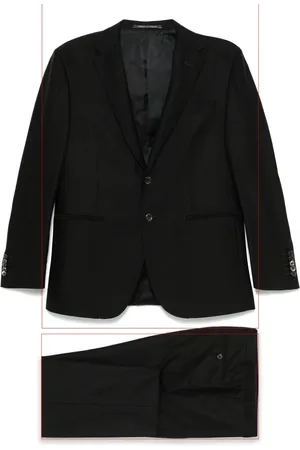 corneliani Completo due pezzi a righe
