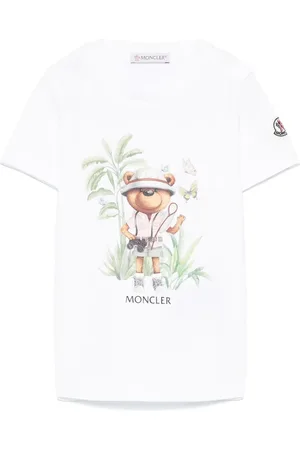 Moncler T-shirt in cotone con motivo Teddy Bear