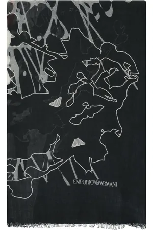 Emporio Armani Sciarpa con stampa grafica