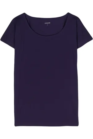 LEMAIRE T-shirt con scollo a barca