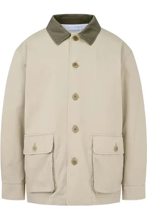 MAN ON THE BOON. Giacca in cotone con design color-block