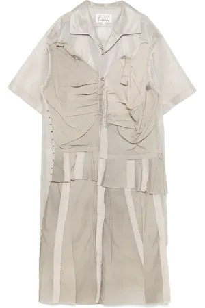 Maison Margiela Abito midi con design a inserti