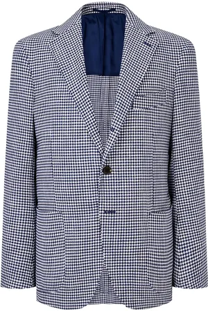 MAN ON THE BOON. Blazer con motivo pied-de-poule