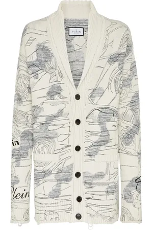 Philipp Plein Cardigan Cars Racing