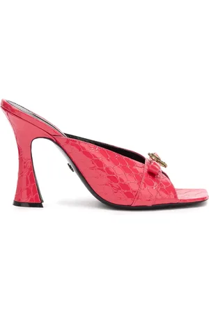 Roberto Cavalli Mules con effetto coccodrillo