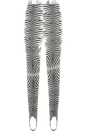 Roberto Cavalli Leggings con stampa zebra