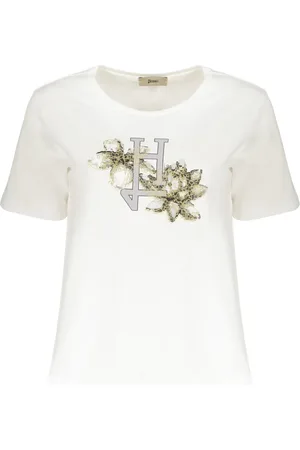 HERNO T-shirt con stampa H Flower