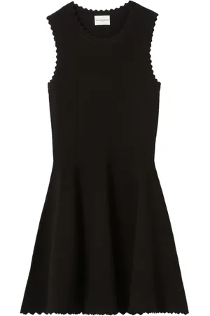 Claudie Pierlot Abito midi con bordo a smerlo