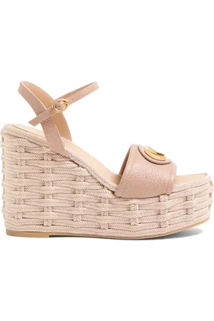 VALENTINO GARAVANI Sandali VLogo Signature con zeppa 120mm