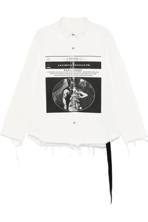 Rick Owens Giacca-camicia con stampa