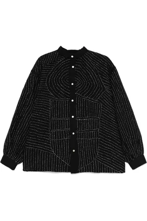 Glass Cypress Camicia con ricamo