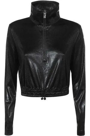 John Richmond Felpa con mezza zip