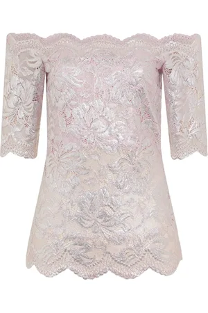 Paco rabanne Blusa in pizzo a fiori