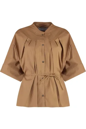 YVES SALOMON Camicia con cintura