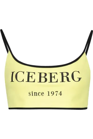 Iceberg Top bikini con stampa