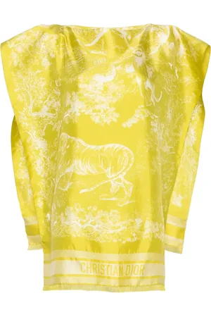 Dior Poncho con stampa Toile De Jouy