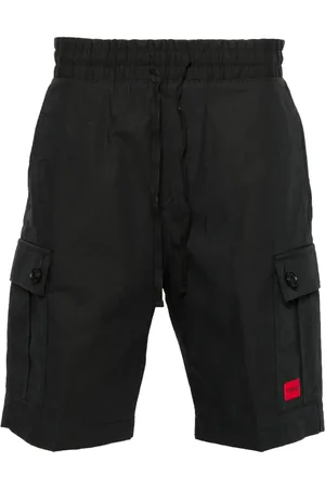 HUGO BOSS Cargo corti ripstop con applicazione