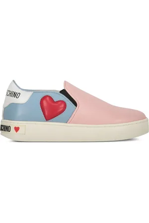 Moschino Sneakers con inserti in pelle