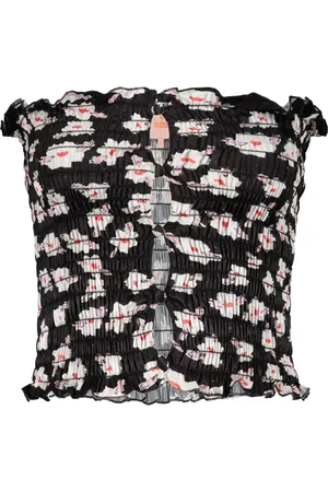 AMY CROOKES Top a fiori