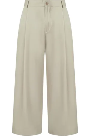 MAN ON THE BOON. Pantaloni a gamba ampia con nervatura